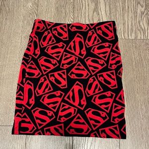 Superman mini skirt